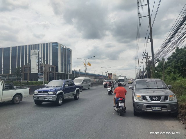 ที่ดิน ติดถนนกิ่งแก้ว บางพลี ใกล้ บางนา กม 12 ใกล้เมกาบางนา