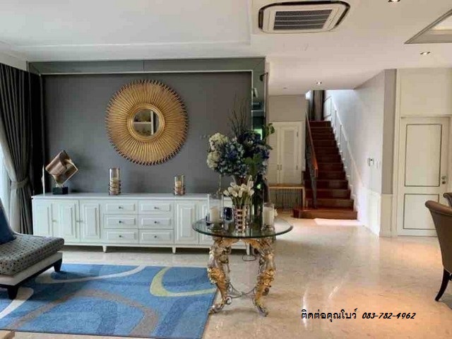 RENTบ้านเดี่ยวหรู 2 ชั้น Grand Bangkok Boulevard พระราม9 ใกล้โรงเรียนนานาชาติเวลลิงตัน