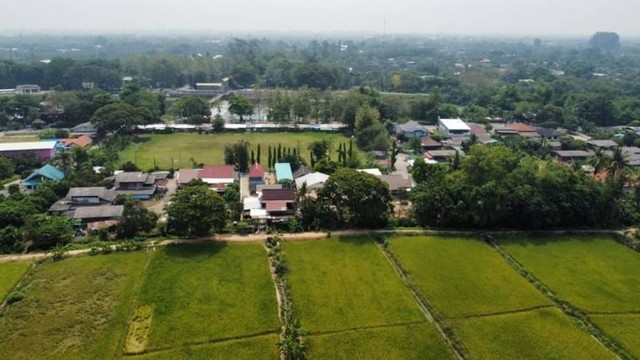 ขาย บ้านสวนวิวทุ่งนา ติดลำเหมือง บรรยากาศดีๆ เห็นวิวดอยสุเทพ