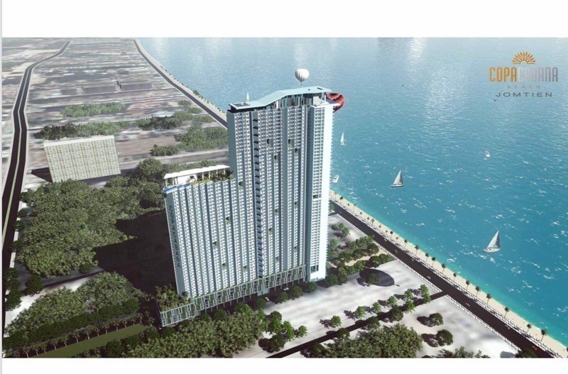 Copacabana Beach Jomtien ราคา 9812000 บาท 1 ห้องนอน 1 ห้องน้ำ ขนาด 45 ตารางเมตร ใกล้ชายหาดจอมเทียน