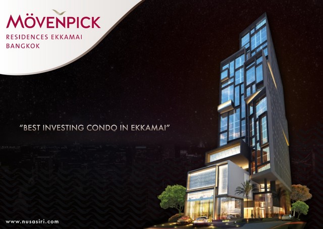 Mövenpick Ekkamai Bangkokราคา3864315บาท ขนาด31 ตารางเมตร 1นอน 1 น้ำ ใกล้วัดโพธิ์